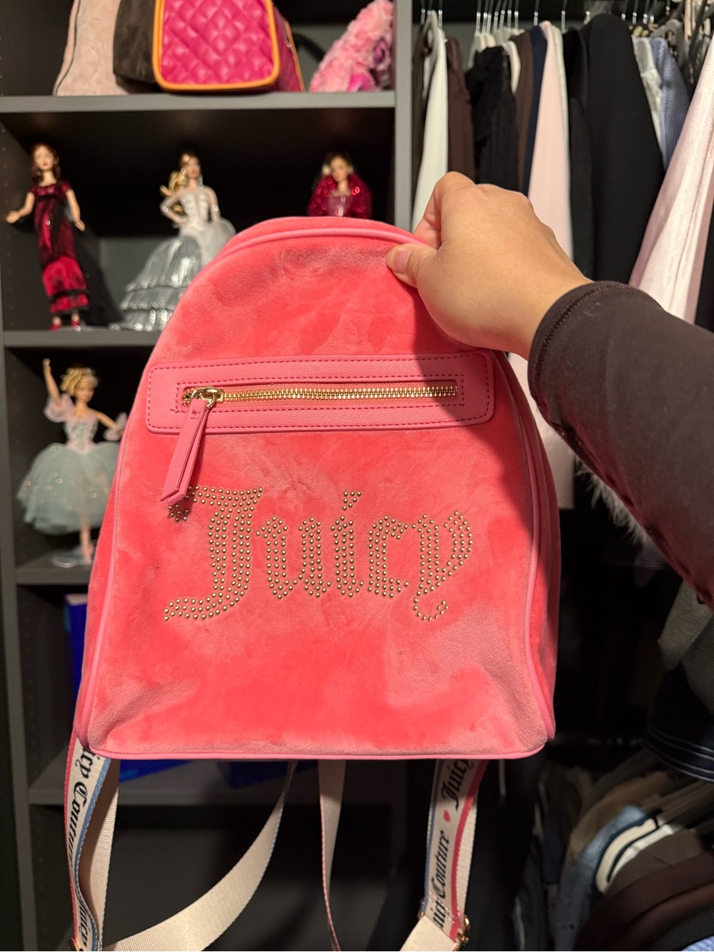 2/$90 đź’• beloit plush pink juicy couture backpack
